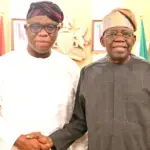 Dr Wole Oluyede(Left) and President Bola Tinubu