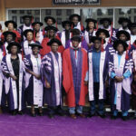Prof. Odigie flanked by UNIBEN management and academic staff