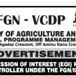 INVITATION FOR EXPRESSION OF INTEREST (EOI) FOR THE RECRUITMENT OF FINANCIAL CONTROLLER UNDER THE FGN/IFAD-VCDP PROJECT