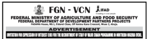 Invitation for Expression Of Interest (EOI) for the recruitment of staff of the Value Chain Programme in Northern Nigeria (VCN)