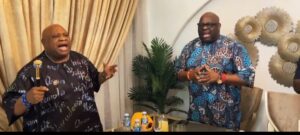 Osun governor, Ademola Adeleke and Dele Momodu