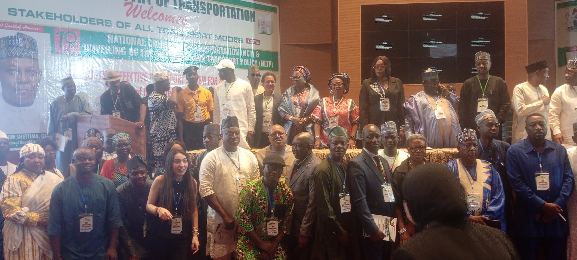The permanent Secretary Ministry of Transportation Engr Dr. Olufnso Adebiyi and other participants during the 1st day of the NCT 2026