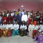 The Permanent Secretary, Federal Ministry of Innovation, Science and Technology, Mukhtar Yawale Muhammed (5th r second queue); the Cultural Counsellor, China Cultural Centre in Nigeria, Yang Jianxing (5th l second queue) and other participants at the 2026 Seasonal Life and Harmonious China Cultural Exhibition held at the China Cultural Centre in Abuja