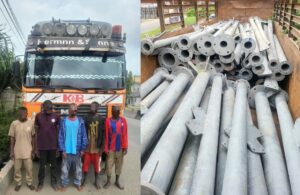 Telecom vandals in Lagos