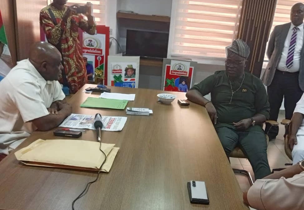 Mr. Osifo during the visit