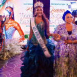 Minister of Women Affairs and Social Development, Imaan Suleiman-Ibrahim (right), with Miss Nigeria 2026, Tamunosoye Karibi-George, during her official national send-off in Abuja ahead of the 75th Miss World Pageant in Vietnam, where she will represent Nigeria