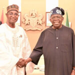 President Bola Tinubu and Minister of Livestock Development, Idi Mukhtar Maiha during the President audience with Minister at the presidential villa Abuja on Tuesday, August 11, 2026