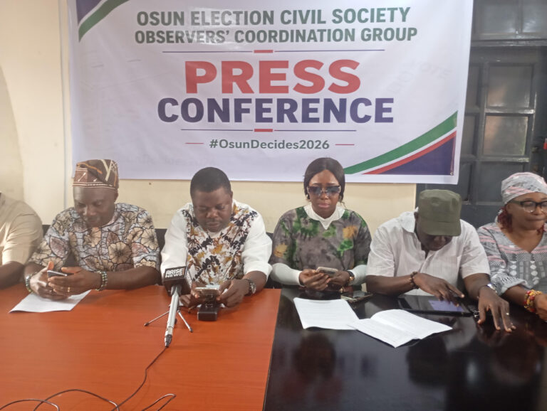 Osun poll: CSOs urge INEC, security agencies to safeguard democracy