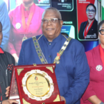 L-R: Deputy President, NIM, Dr. Umar Mustapha; Otunba Ashiru; Abimbola Ayuba; Registrar/Chief Executive, NIM, Taiwo Olusesi; and National Treasurer, NIM, Clara Okere, at the colloquium in Lagos