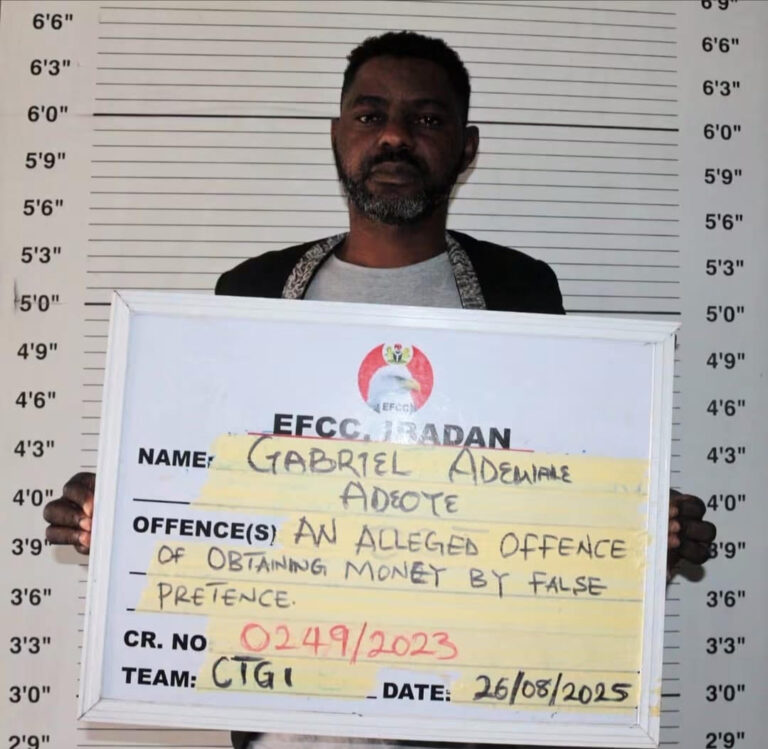 EFCC arraigns man, company over alleged N7.8m car deal fraud in Ibadan