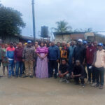 Stella Archibong, with some party  stakeholders in Ward 8, Calabar South LGA.