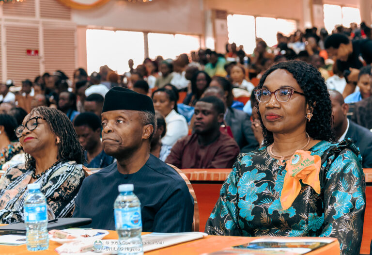 L-R: Prof. Ogunsola, former VP, Prof. Osinbajo and Prof. Dauda