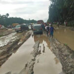 One of the failed portions of the federal roads 