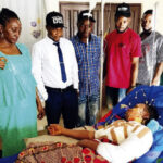 •The victim, Rose Adikwu, on the hospital bed