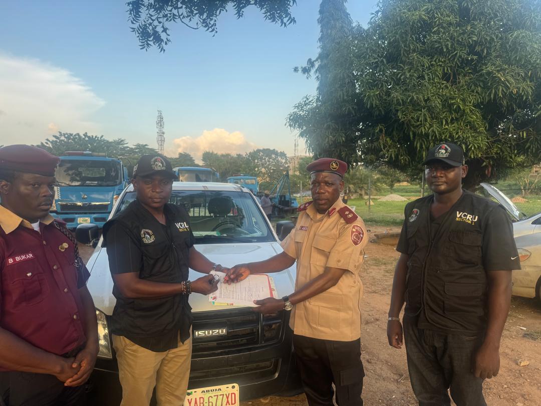 FRSC recovers stolen vehicle in Abuja