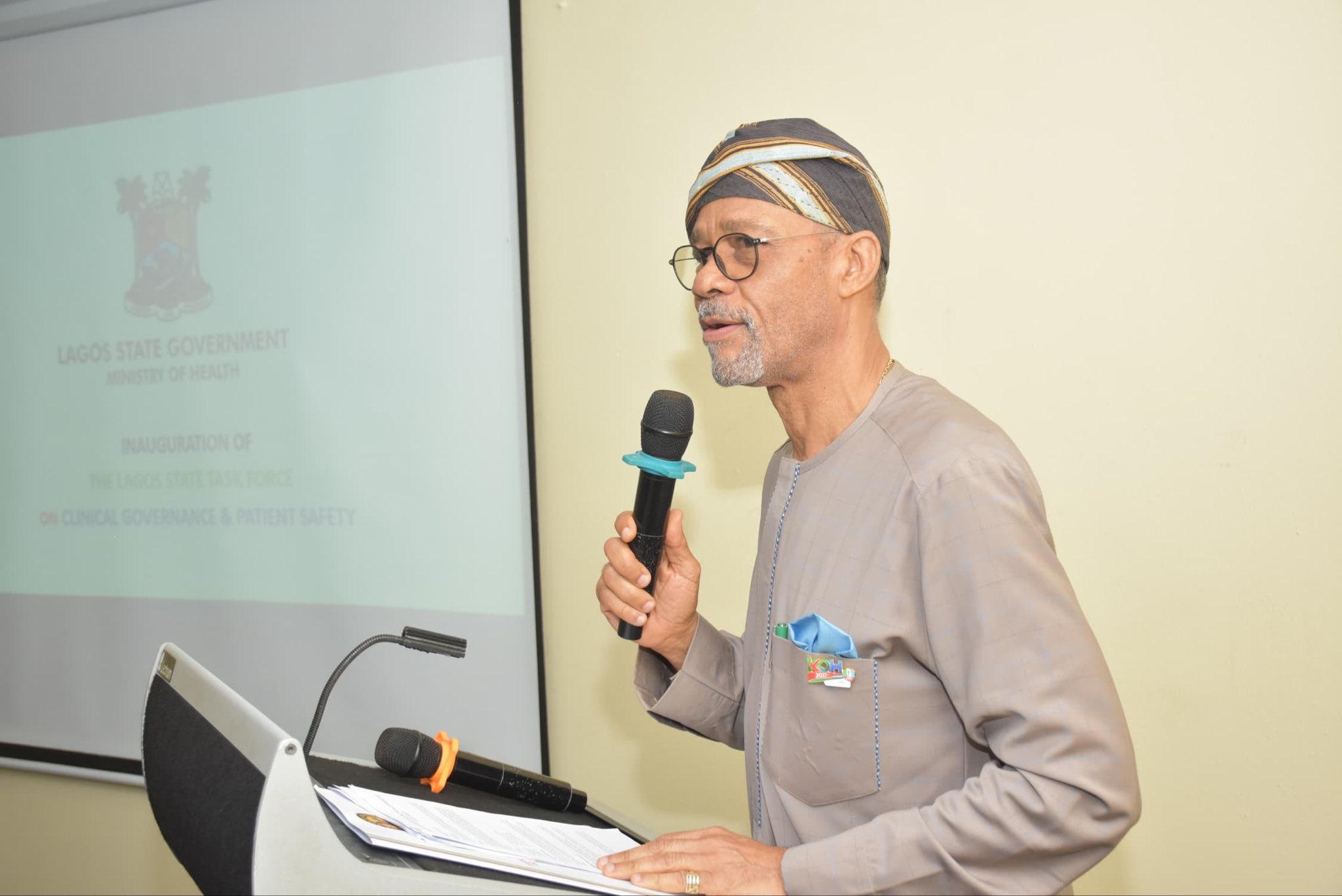 Lagos health commissioner, Prof. Akin Abayomi