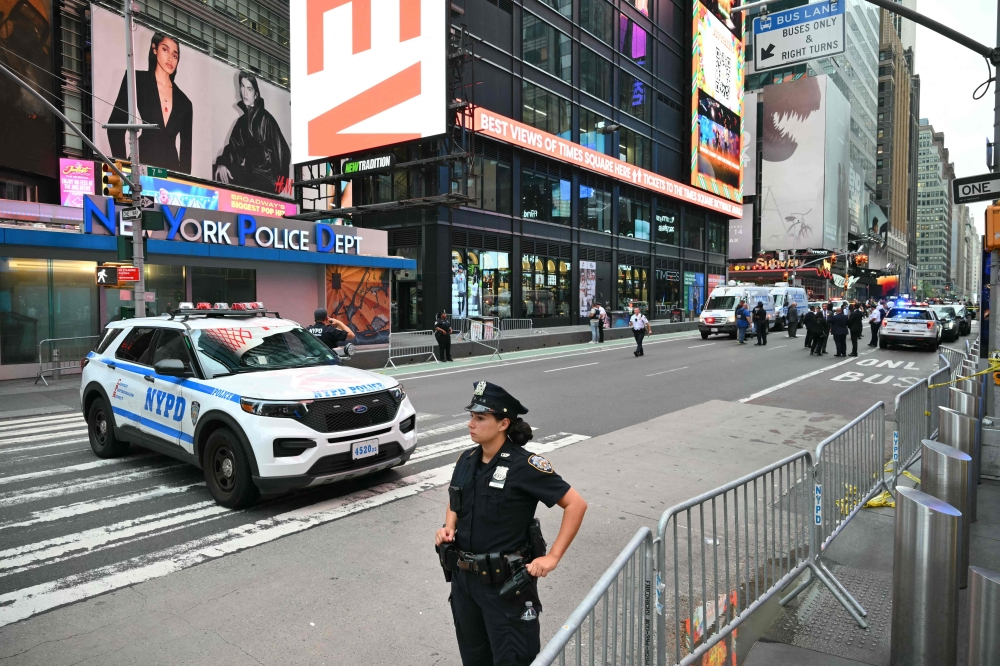 Knife attack in New York’s Times Square leaves one dead, another injured